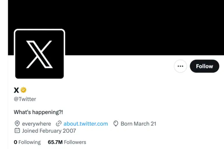 x logo