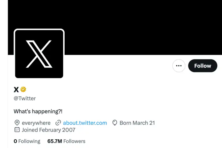 x logo