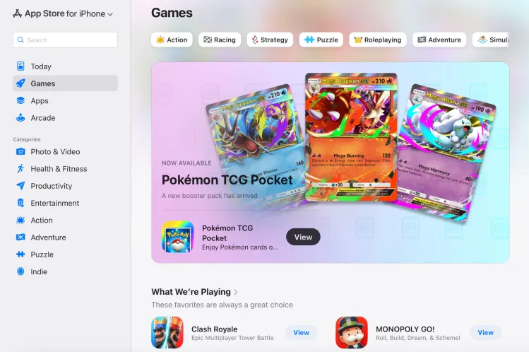 Apple Launches New Web-Based App Store